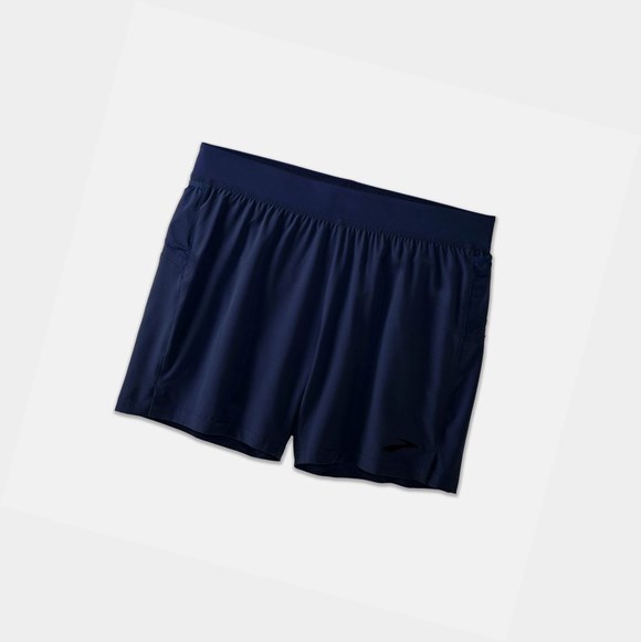 Pantaloni Uomo Brooks Sherpa 5" Blu Marino | VIHAKL-968