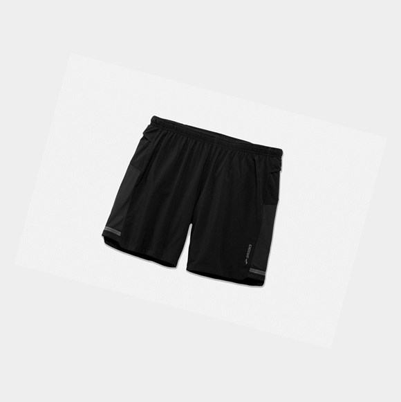 Pantaloni Uomo Brooks Sherpa 7" 2-in-1 Nere | RMNDHQ-807