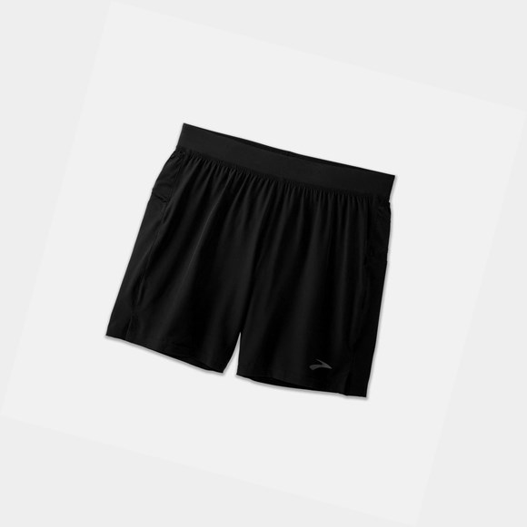 Pantaloni Uomo Brooks Sherpa 7" Nere | RWPATN-541