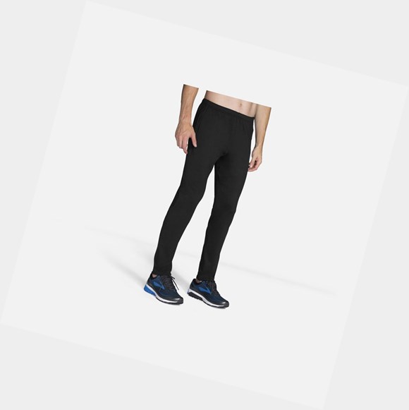 Pantaloni Uomo Brooks Spartan Pant Nere | AFVDRC-642