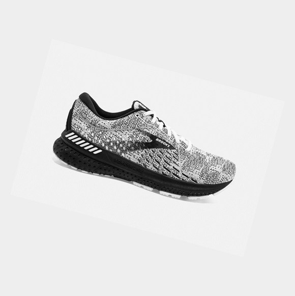 Scarpe Running Strada Donna Brooks Adrenaline GTS 21 Bianche Grigie Nere | IXYQTM-158