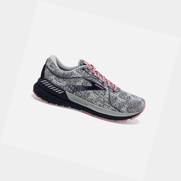 Scarpe Running Strada Donna Brooks Adrenaline GTS 21 Bianche Corallo | VTLBCF-897
