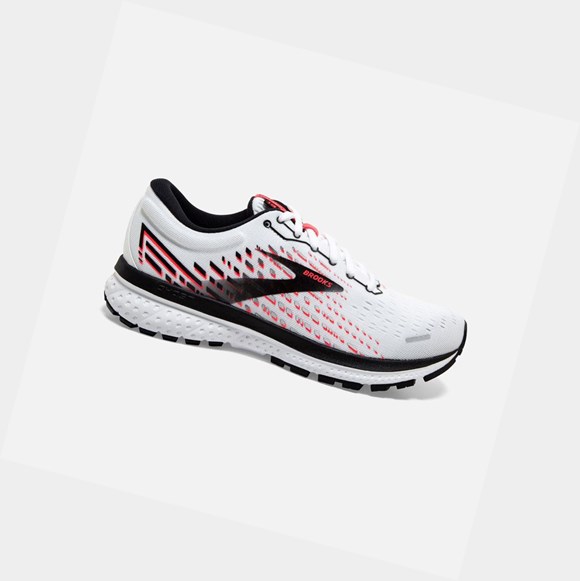Scarpe Running Strada Donna Brooks Ghost 13 Bianche Rosa Nere | OQJYHP-958