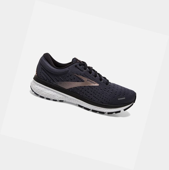 Scarpe Running Strada Donna Brooks Ghost 13 Blu Nere Rosa Oro | WUSLCX-089