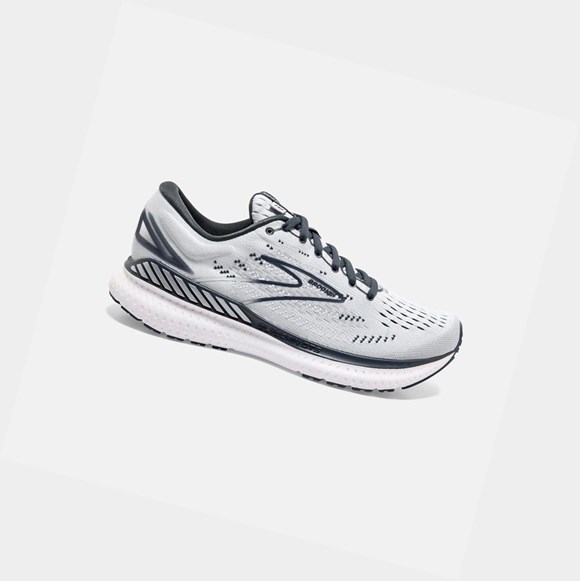 Scarpe Running Strada Donna Brooks Glycerin GTS 19 Grigie Bianche | MESCLG-948
