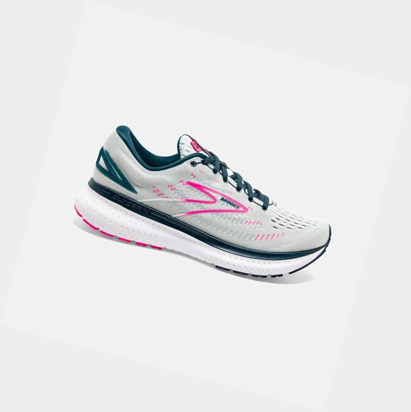 Scarpe Running Strada Donna Brooks Glycerin 19 Blu Marino Rosa | UYOVKF-296
