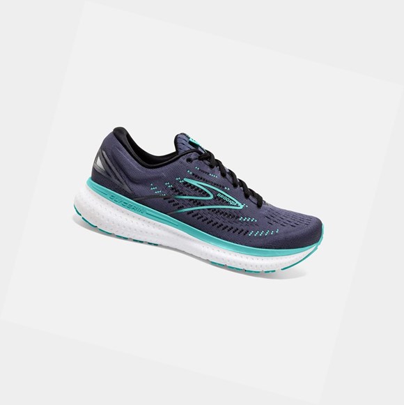 Scarpe Running Strada Donna Brooks Glycerin 19 Nere Blu | ZOXVPH-541