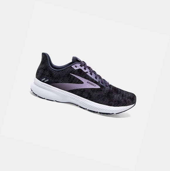 Scarpe Running Strada Donna Brooks Launch 8 Nere | AZCFKR-287