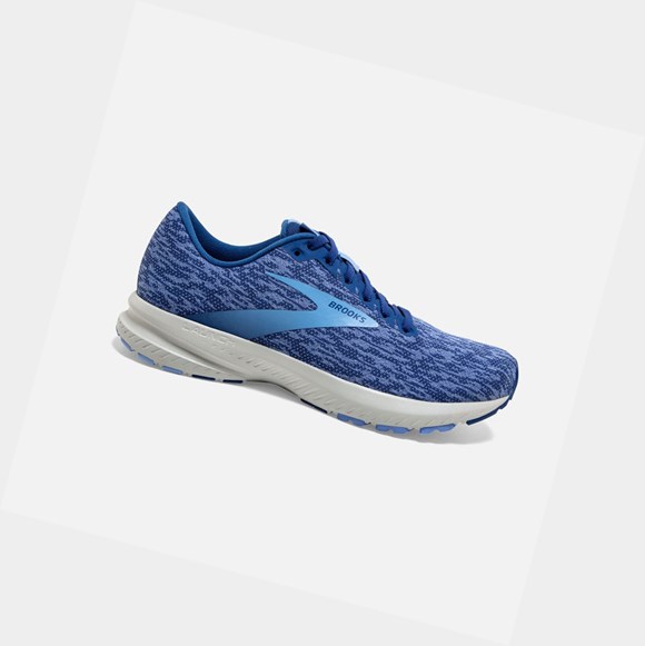 Scarpe Running Strada Donna Brooks Launch 7 Blu Blu | DETHNA-913
