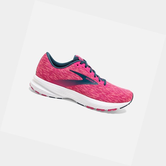 Scarpe Running Strada Donna Brooks Launch 7 Rosa | DISTGJ-072