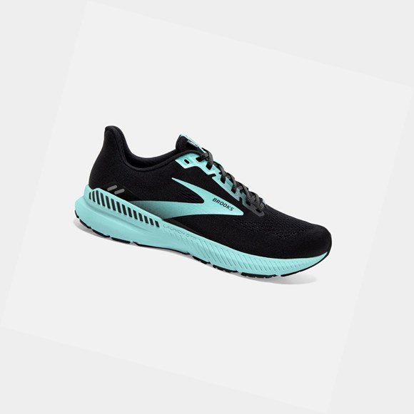 Scarpe Running Strada Donna Brooks Launch GTS 8 Nere Blu | UNFQPM-984