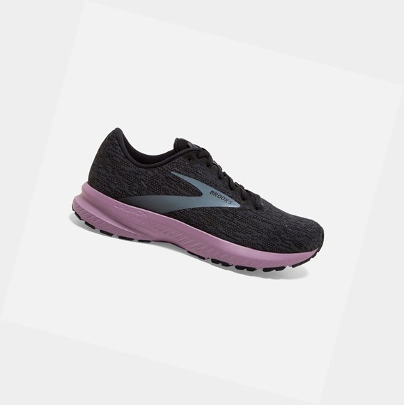 Scarpe Running Strada Donna Brooks Launch 7 Nere | XWJIPM-658