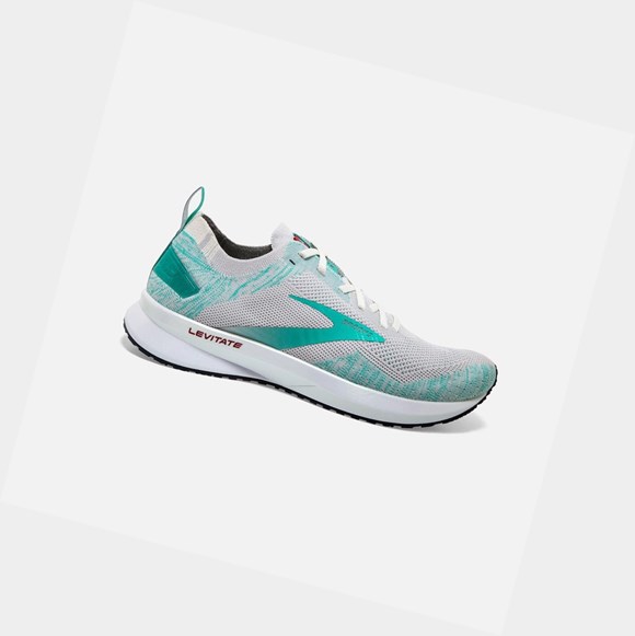 Scarpe Running Strada Donna Brooks Levitate 4 Bianche | LGPYKO-187