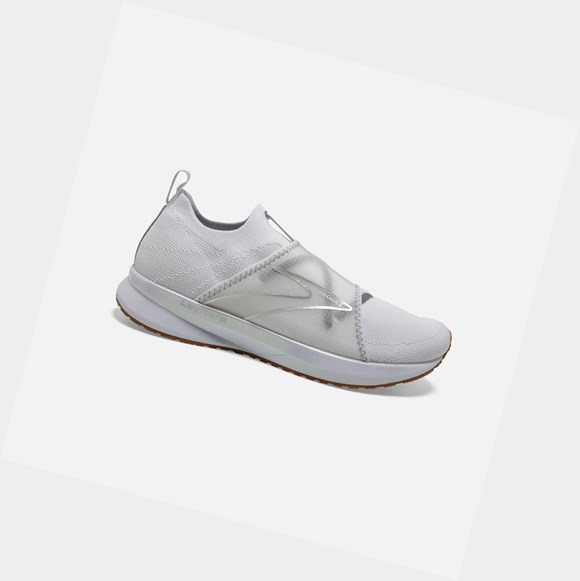 Scarpe Running Strada Donna Brooks Levitate 4 LE Bianche Argento | XJWANY-938