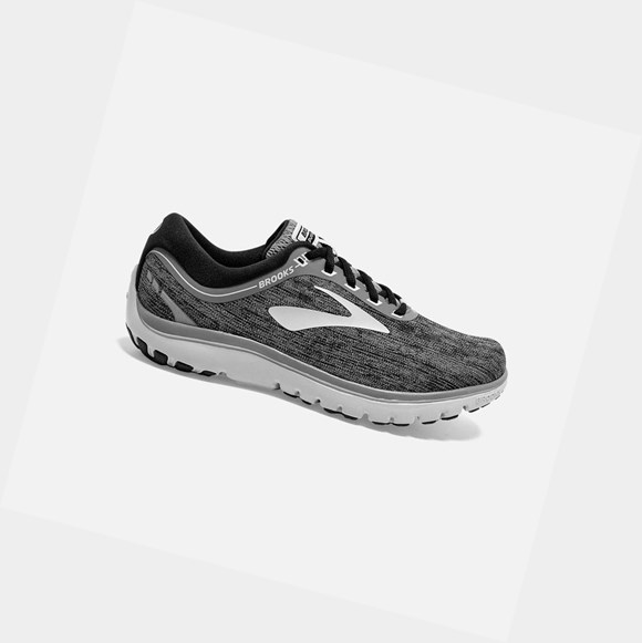 Scarpe Running Strada Donna Brooks PureFlow 7 Nere | EWFSVU-156