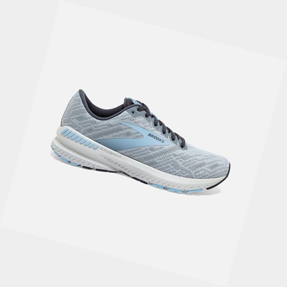 Scarpe Running Strada Donna Brooks Ravenna 11 Blu Chiaro Grigie | TIZWBE-578
