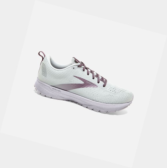 Scarpe Running Strada Donna Brooks Revel 4 Oyster / Lilac / Moonscape | DXWTYP-596