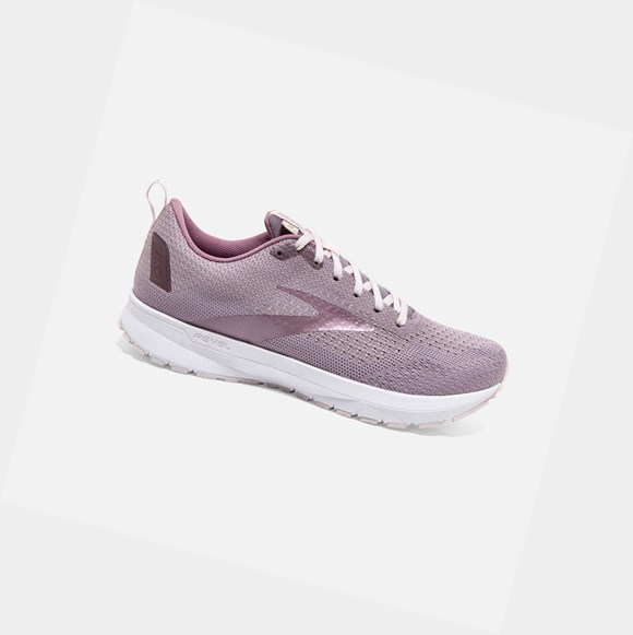 Scarpe Running Strada Donna Brooks Revel 4 Almond / Metallic / Primrose | PNHACM-597