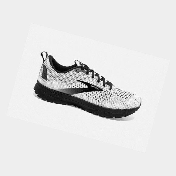 Scarpe Running Strada Donna Brooks Revel 4 Bianche Nere | SLPDTR-231