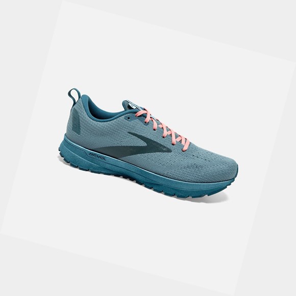 Scarpe Running Strada Donna Brooks Revel 4 Blu | TVYDHJ-914