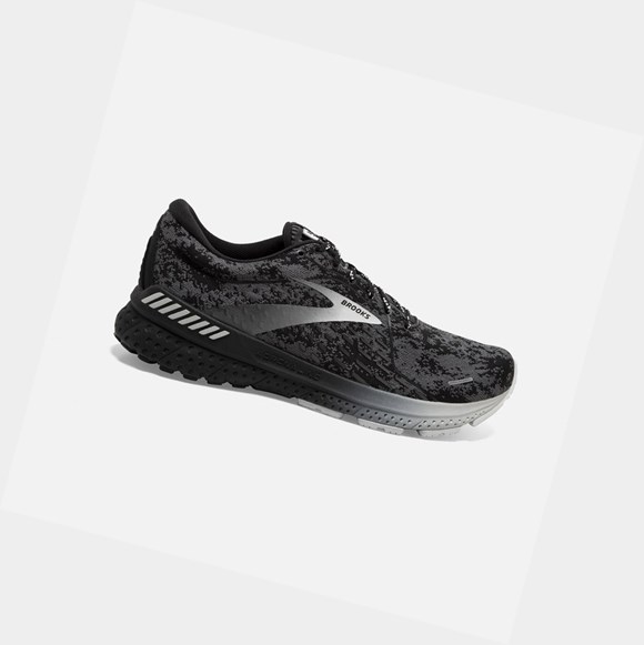 Scarpe Running Strada Uomo Brooks Adrenaline GTS 21 Nere Grigie | XKBYCR-291
