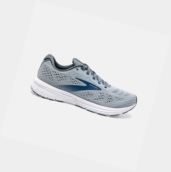 Scarpe Running Strada Uomo Brooks Anthem 4 Grigie Blu Scuro | HDTLAB-813