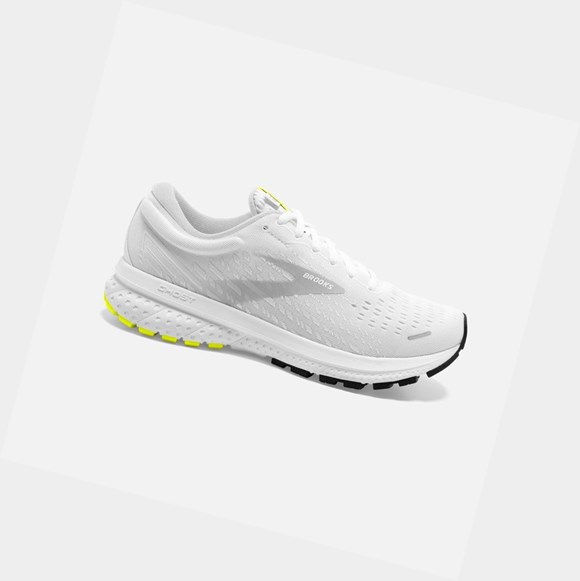 Scarpe Running Strada Uomo Brooks Ghost 13 Bianche | MGBQIY-876