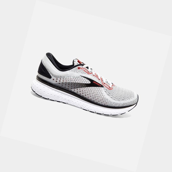 Scarpe Running Strada Uomo Brooks Glycerin 18 Grigie Nere Rosse | VZEDAL-263