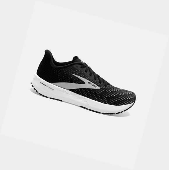 Scarpe Running Strada Uomo Brooks Hyperion Tempo Nere Argento Bianche | BDUOET-638