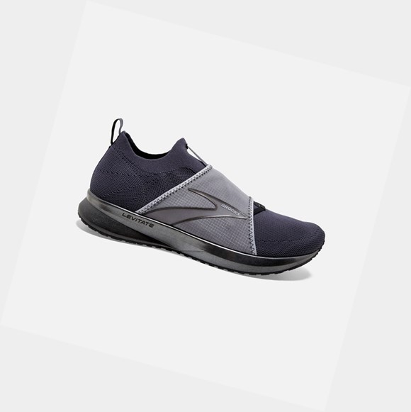 Scarpe Running Strada Uomo Brooks Levitate 4 LE Grigie Nere | TFEIWY-573