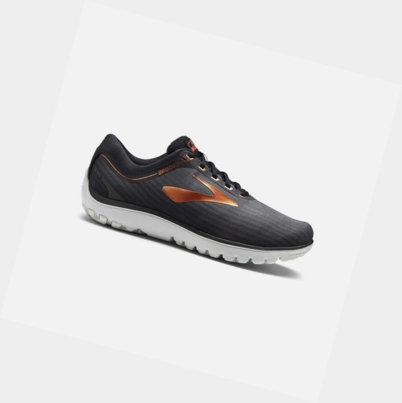 Scarpe Running Strada Uomo Brooks PureFlow 7 Grigie Nere Rame | HALXWY-976