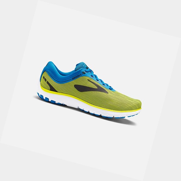 Scarpe Running Strada Uomo Brooks PureFlow 7 Blu Nere | ZTVUPO-539