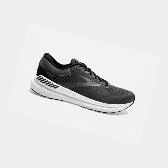 Scarpe Running Strada Uomo Brooks Transcend 7 Nere Grigie | PNTBJC-310