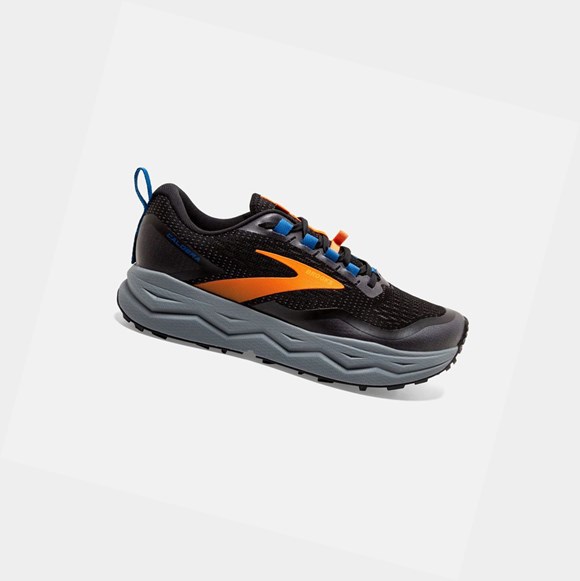 Scarpe Trail Uomo Brooks Caldera 5 Nere Arancioni Blu | BWSHJG-739