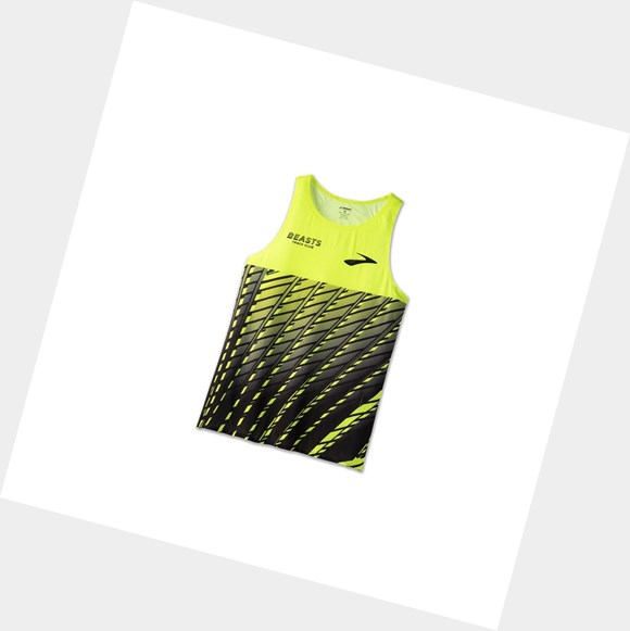 Top Uomo Brooks Elite Singlet Elite Speed | VWHFCI-628