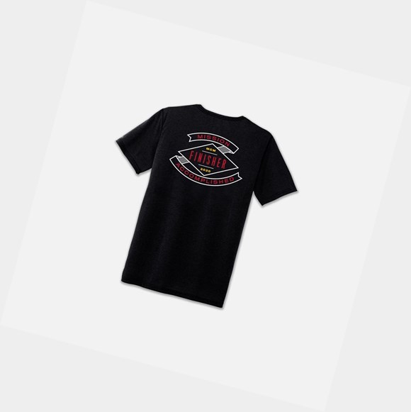 Top Uomo Brooks MCM20 Distance Grafica Tee Nere | JYRNZO-948