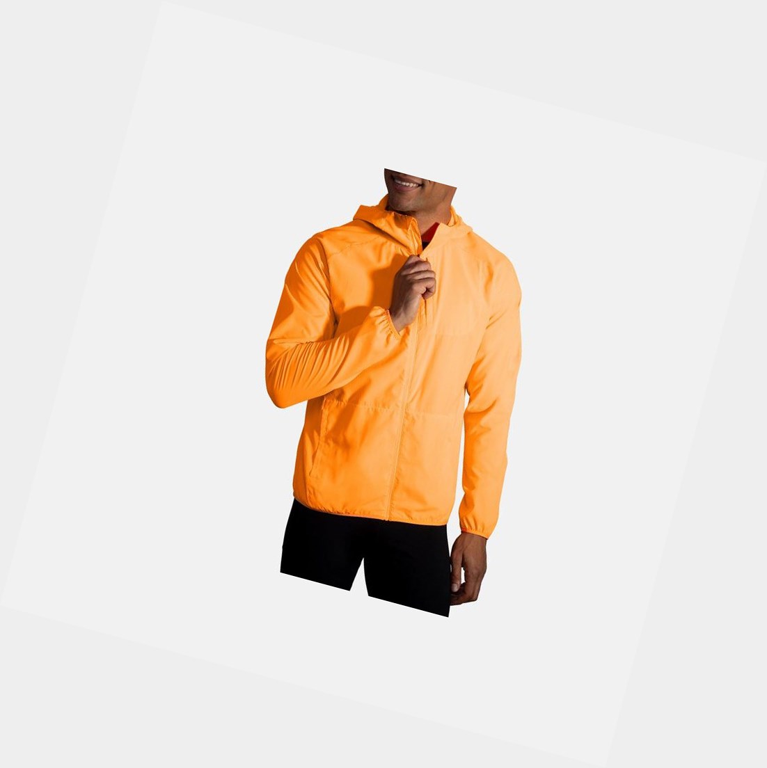 Capispalla Uomo Brooks Canopy Arancioni | WXVKRZ-703