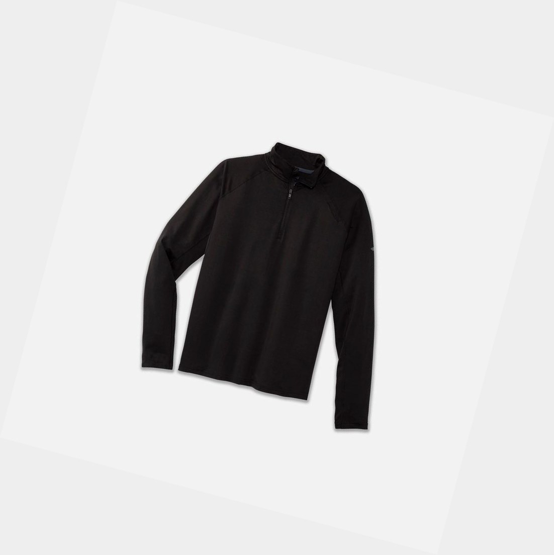 Capispalla Uomo Brooks Dash 1/2 Zip Nere | NCUDAO-590