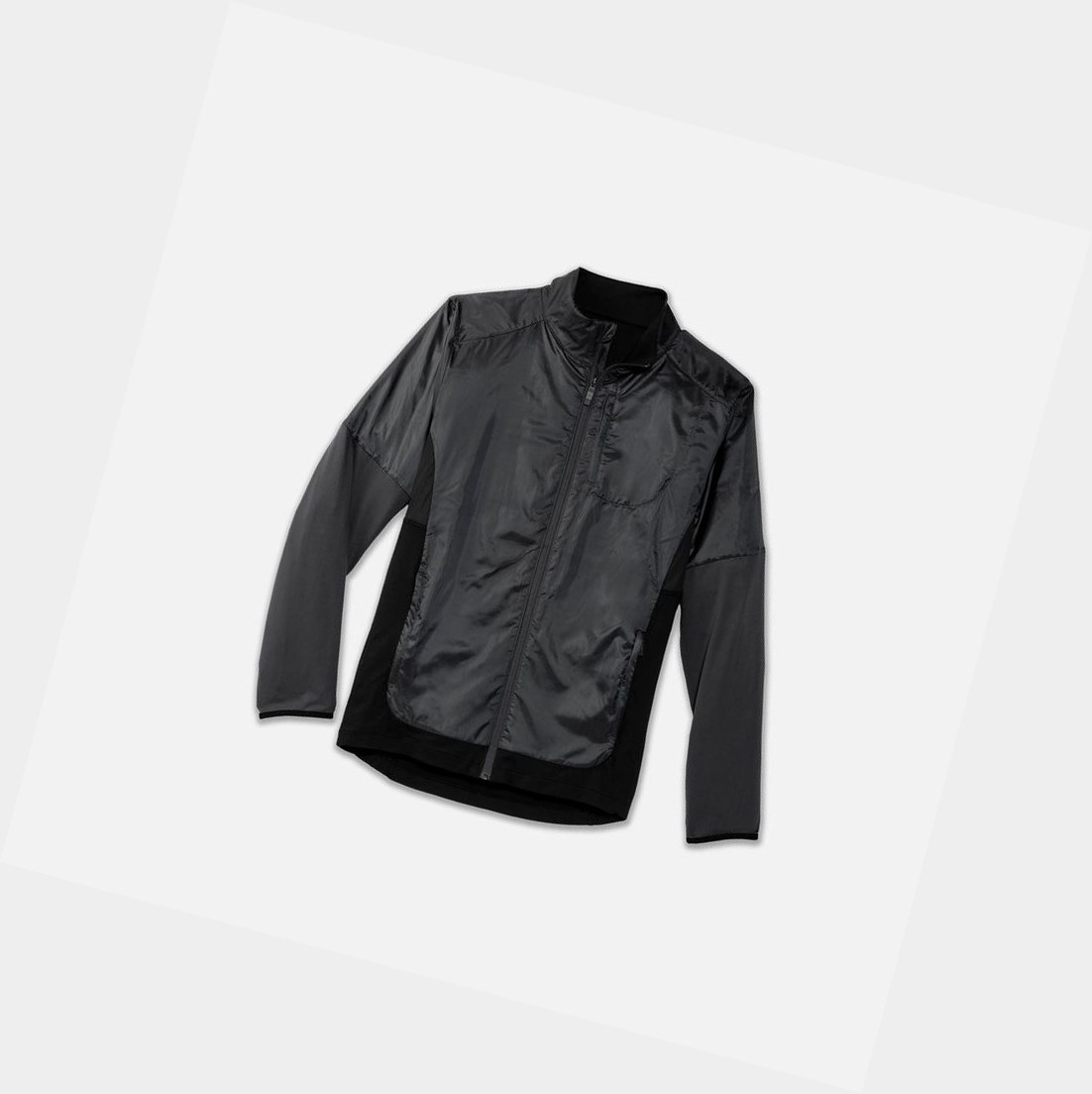 Capispalla Uomo Brooks Fusion Ibrido Nere | FXPYIK-352
