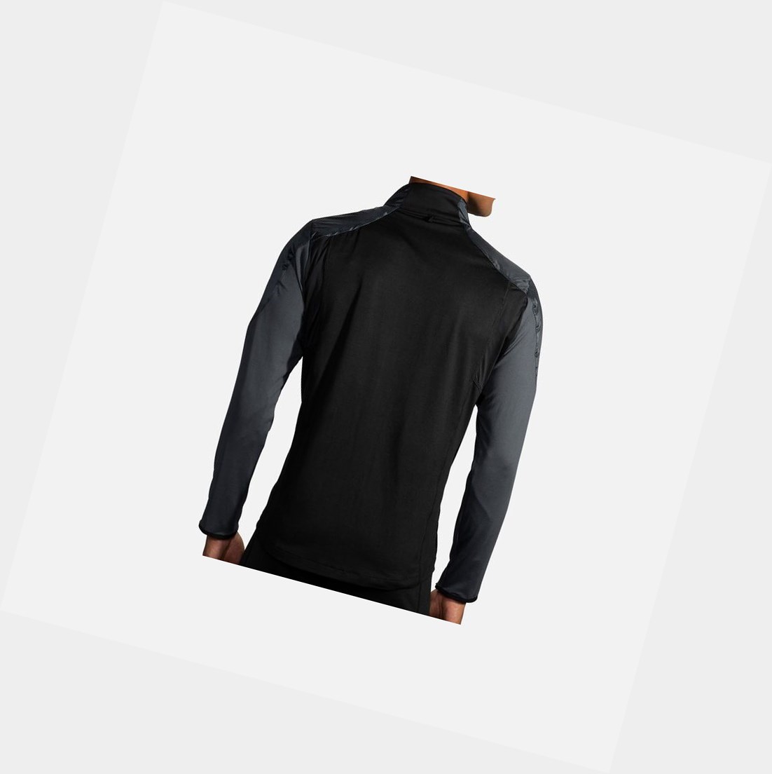 Capispalla Uomo Brooks Fusion Ibrido Nere | FXPYIK-352
