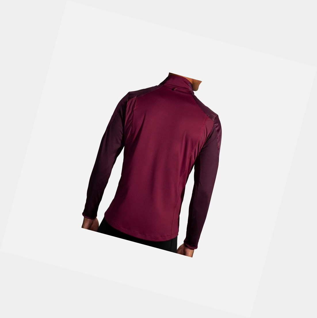 Capispalla Uomo Brooks Fusion Ibrido Sangria / Merlot | XWIBLQ-906