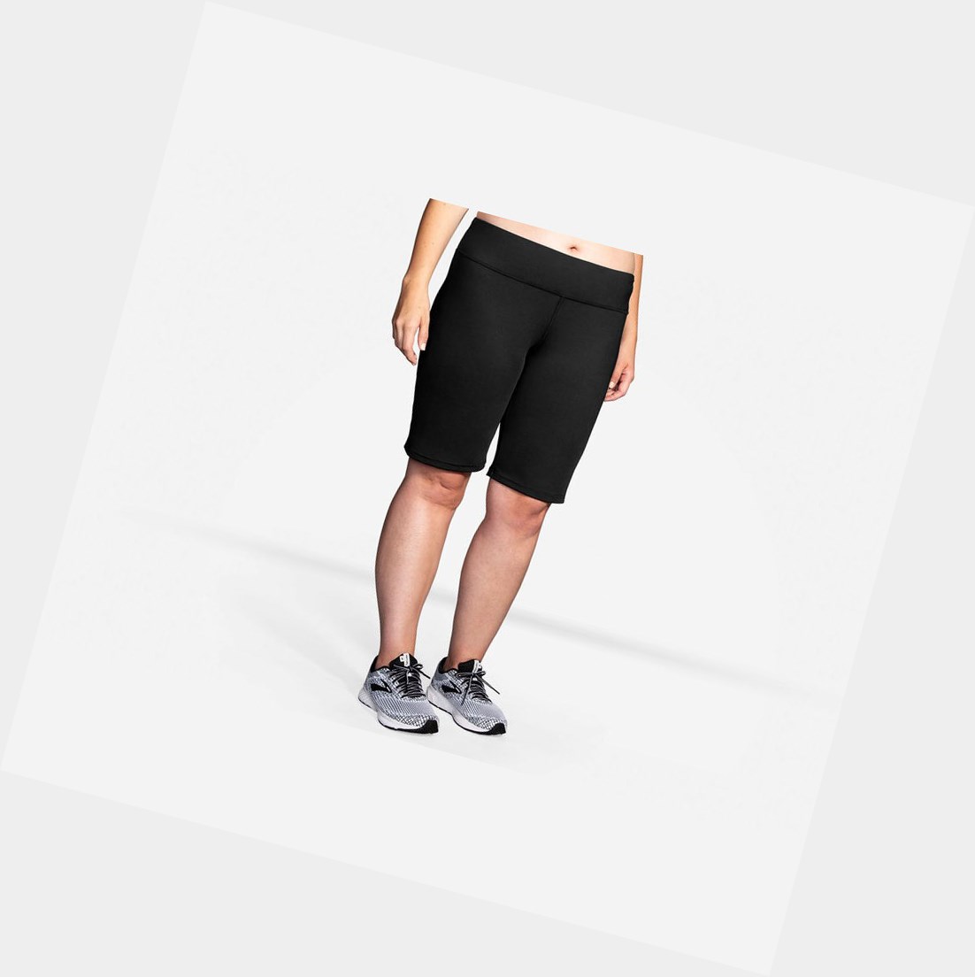 Pantaloni Donna Brooks Venture Bermuda Nere | KVLJQX-183