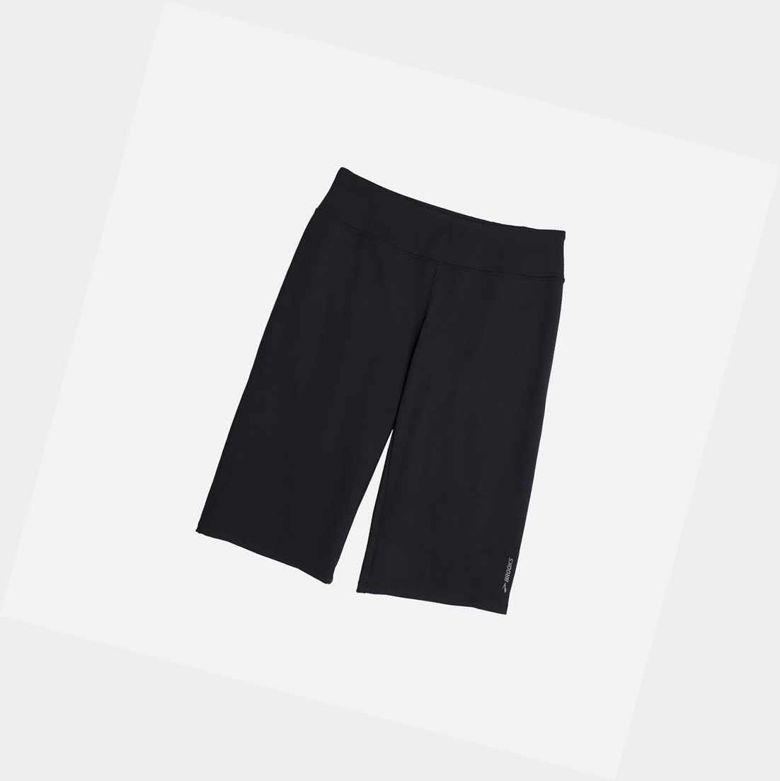 Pantaloni Donna Brooks Venture Capri Nere | SFDAKP-439