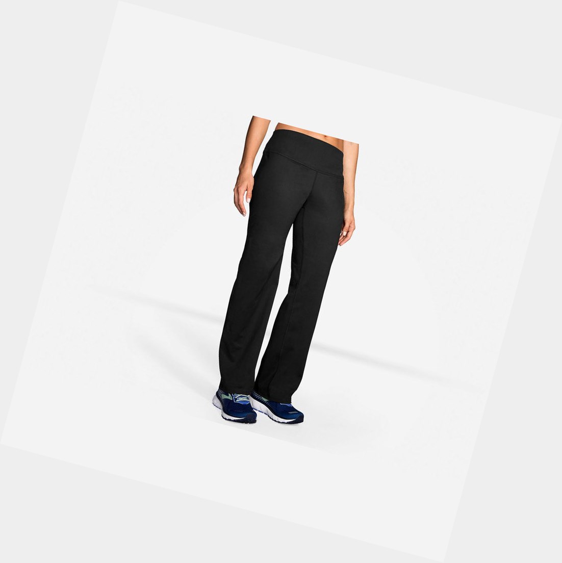 Pantaloni Donna Brooks Venture Pant Nere | YLUOIA-182