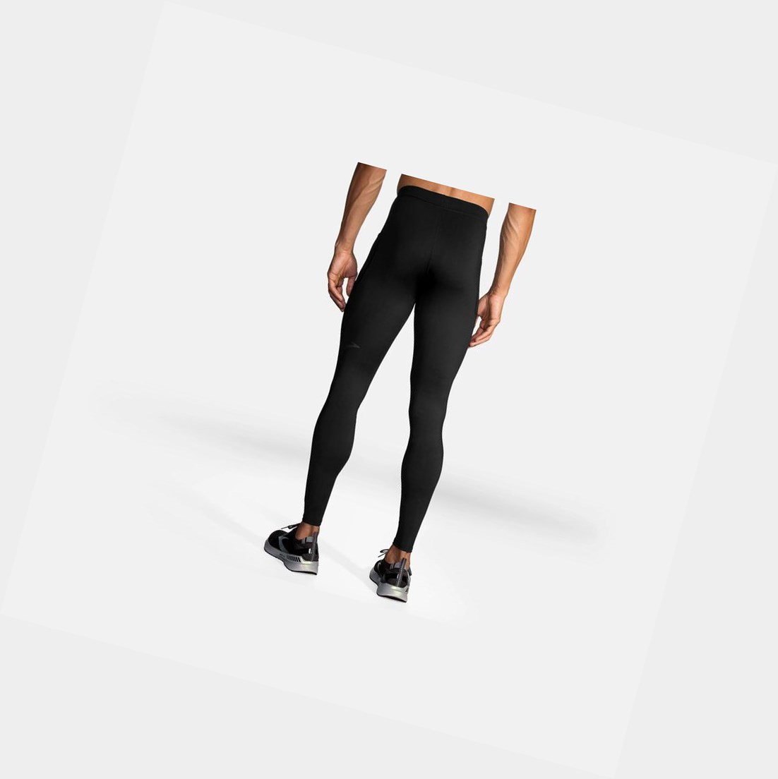 Pantaloni Uomo Brooks Source Tight Nere | PLSRVK-598