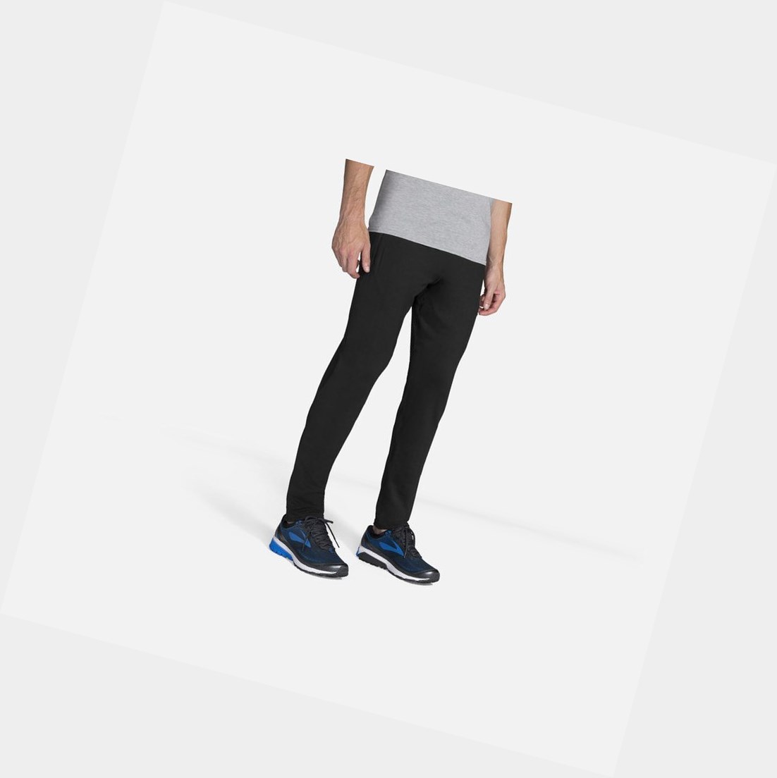 Pantaloni Uomo Brooks Spartan Pant Nere | AFVDRC-642