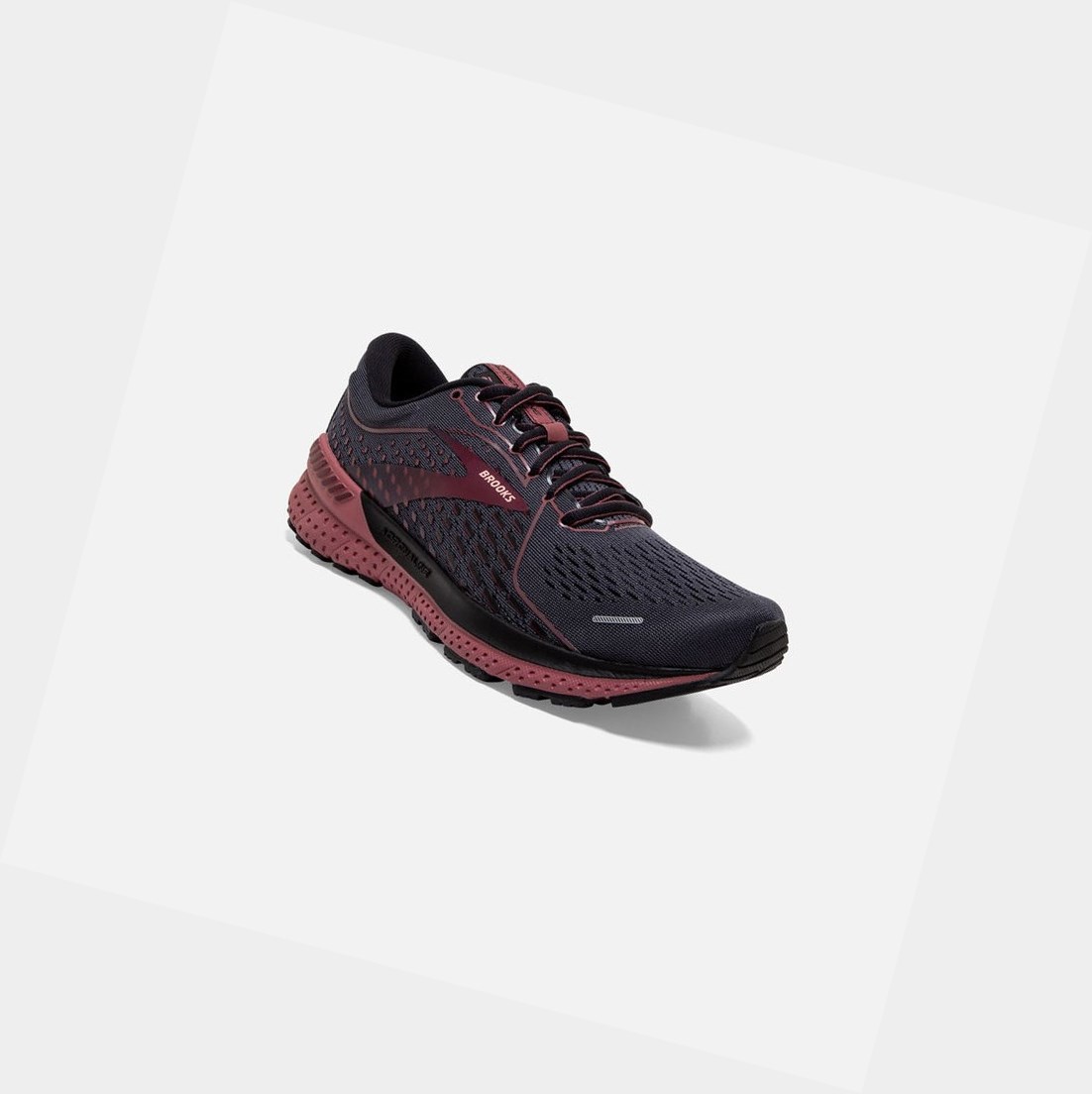 Scarpe Running Strada Donna Brooks Adrenaline GTS 21 Nere | FQBKDP-907