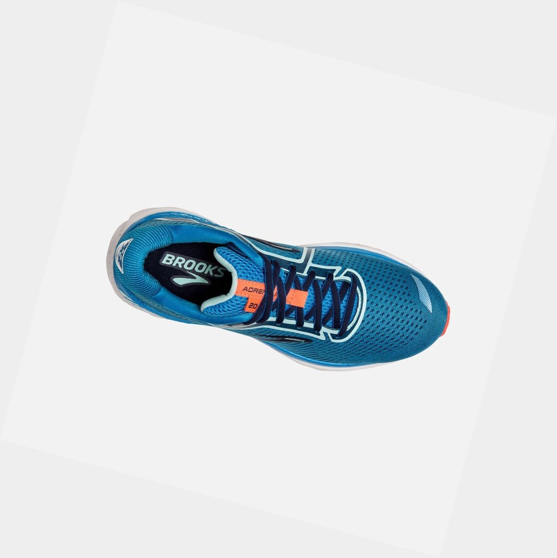 Scarpe Running Strada Donna Brooks Adrenaline GTS 20 Blu Blu Marino Corallo | LWPCNQ-253