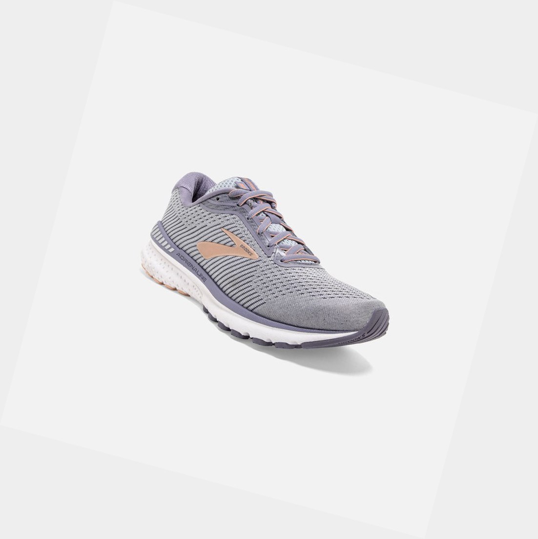 Scarpe Running Strada Donna Brooks Adrenaline GTS 20 Grigie Bianche | NGPEUV-281
