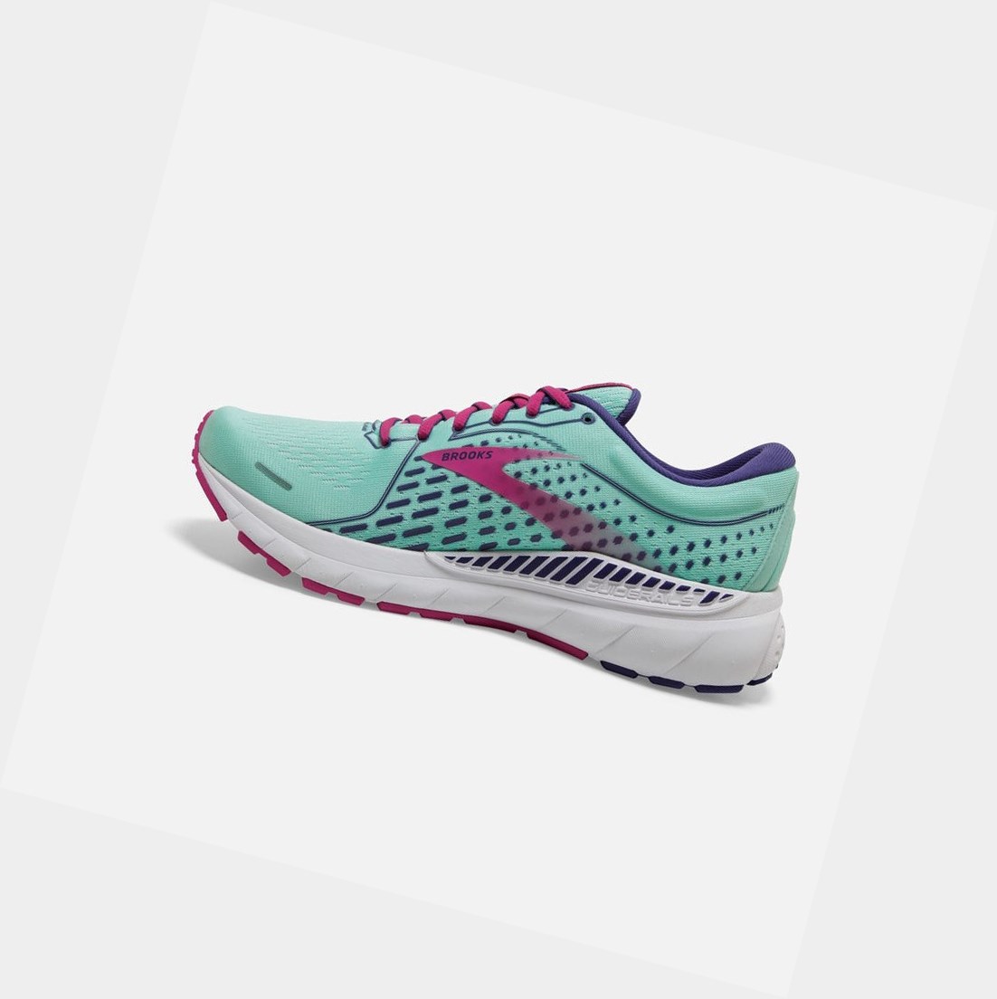 Scarpe Running Strada Donna Brooks Adrenaline GTS 21 Blu Marino Blu Fucsia | OYZDQT-429